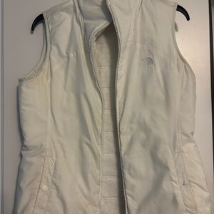 North Face White Vest